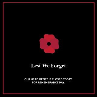 Lest we forget. Honoring all those who have served in the Canadian military. 

Our offices are closed today, see you on Monday.

#lestweforget #remembranceday #remembrance #canada